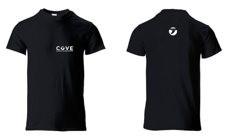 COVE Paddleboards Classic Heavy Cotton T-Shirt - Black