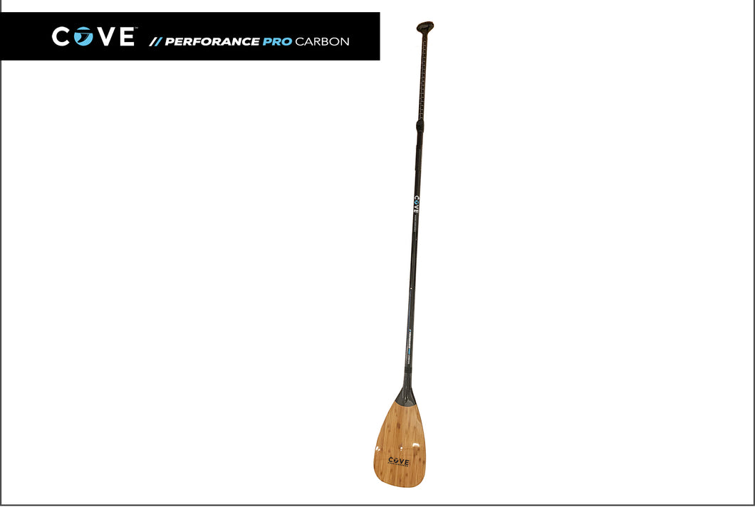 COVE Performance Pro Carbon SUP Paddle / Bamboo Blade | 2022 Closout!